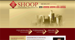Desktop Screenshot of machineryaccidentattorney.com